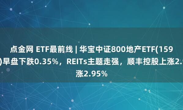 点金网 ETF最前线 | 华宝中证800地产ETF(159707)早盘下跌0.35%，REITs主题走强，顺丰控股上涨2.95%